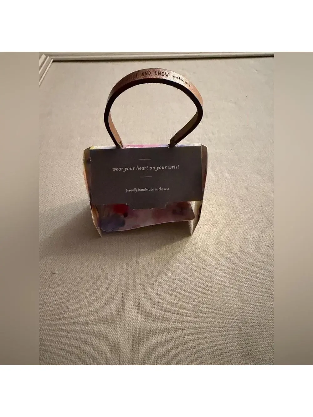 Y2k Laurel Denise Leather Bracelet with clasp and inspiration Collection NWT
